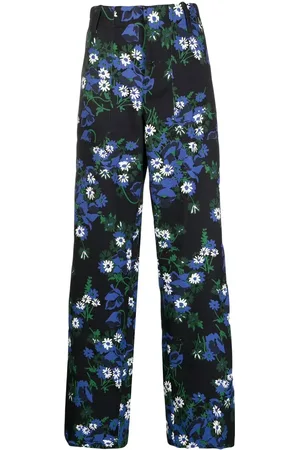 Plan C All-over floral-print trousers