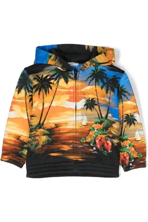 Dolce & Gabbana Tropical print hooded jacket