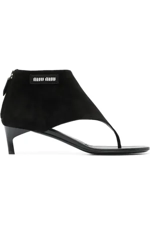 Miu Miu Leather 60mm thong sandals