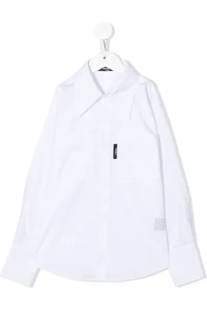 Balmain Logo-patch long-sleeve shirt
