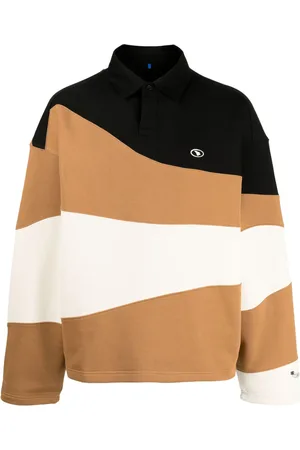 Ader Error Logo-patch cotton polo shirts