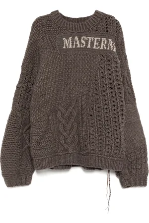 MASTERMIND Cable-knit sweater