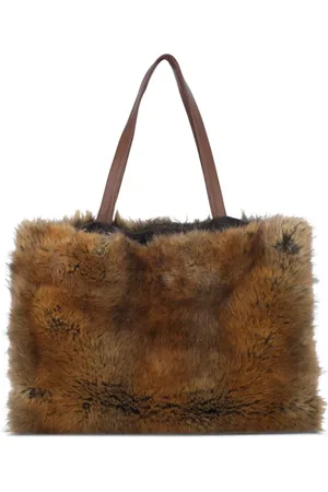 Niccolo Pasqualetti Faux-fur tote bag