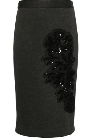 P.A.R.O.S.H. Sequin-embellished midi skirt