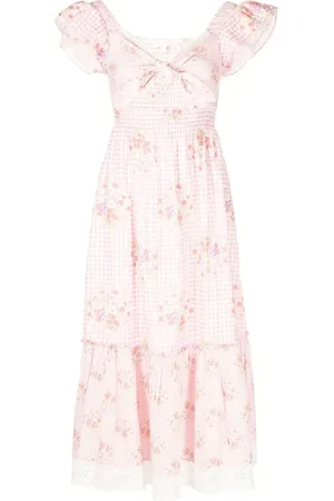 LOVESHACKFANCY Emeka floral midi dress