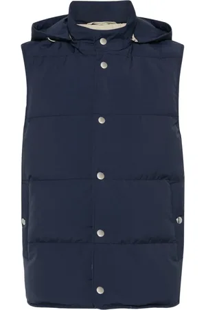 ELEVENTY Hooded padded gilet