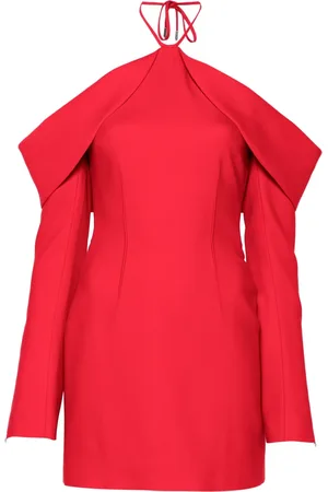 DAVID KOMA Off-shoulder mini dress