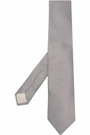 D4.0 Textured silk tie