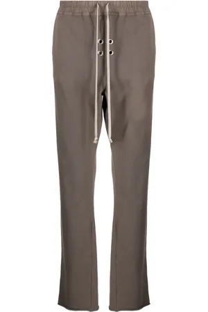 Rick Owens Elasticated-waist cotton trousers