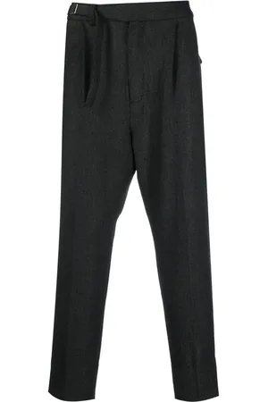WHITE MOUNTAINEERING Cropped tapered-leg trousers