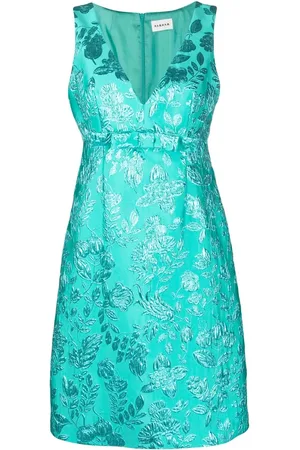 P.A.R.O.S.H. Floral-embroidered sleeveless minidress