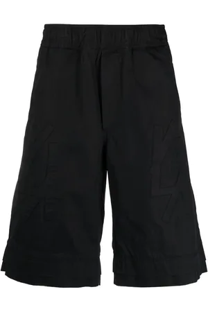 44 Label Group Embossed-logo knee-length shorts