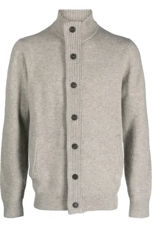 Barbour High-neck wool cardigan