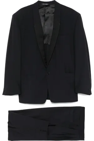 VERSACE 1980s pleated suit