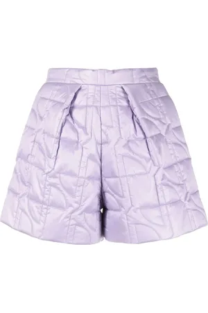 Patou Quilted-effect shorts