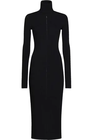 Marni Roll-neck ribbed midi dress