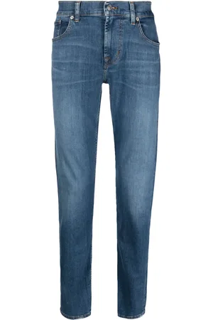 7 for all Mankind Slim-leg cotton jeans