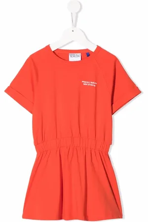 MARCELO BURLON Tempera Cross logo-print T-shirt dress