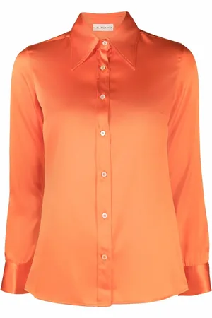 BLANCA Long-sleeved silk shirt