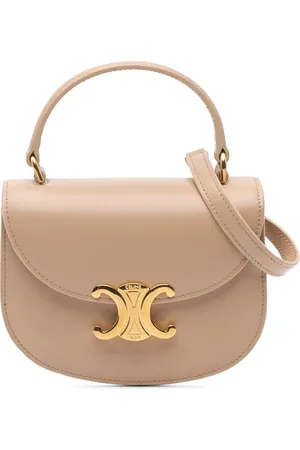 Céline 2023 Mini Shiny Calfskin Besace Clea satchel
