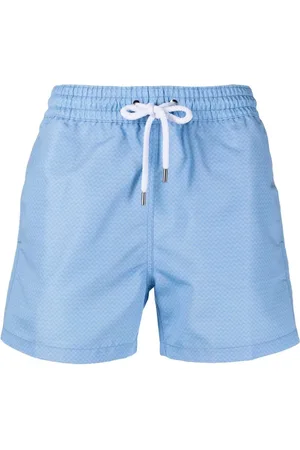 Frescobol Carioca Zig-zag print swim shorts