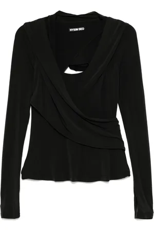 Hyein Seo Hooded jersey top