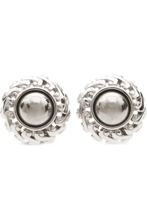 Givenchy 2000s domed clip-on earrings
