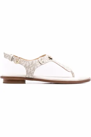 Michael Kors Logo plaque thong sandals