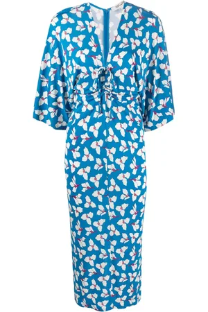 Diane von Furstenberg Floral-print midi dress