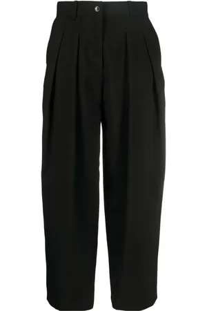 Kenzo Pleat-detail cropped trousers