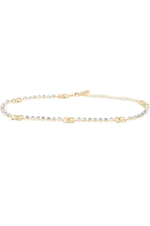 Dolce & Gabbana Logo-plaque crystal-embellished belt