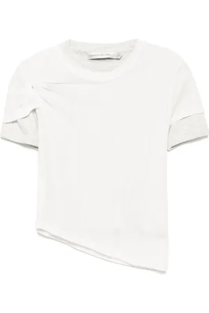 CHRISTOPHER ESBER Sheer ribbed T-shirt