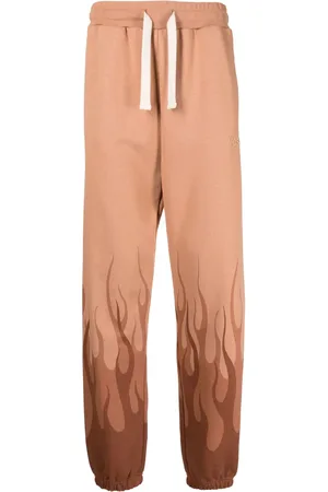 Vision Of Super Flame-print cotton track pants