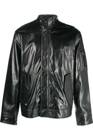 Helmut Lang Zip-up leather jacket