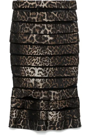 Gianfranco Ferré 1990s multi-panels midi skirt