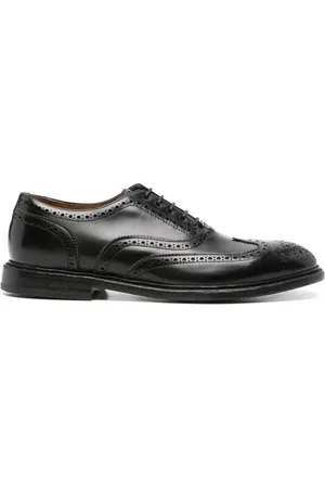 CENERE GB Panelled leather brogues