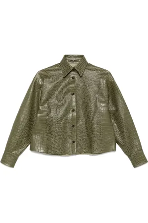 ERMANNO SCERVINO Crocodile-effect shirt