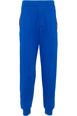 Alexander McQueen Logo-tape detail track pants