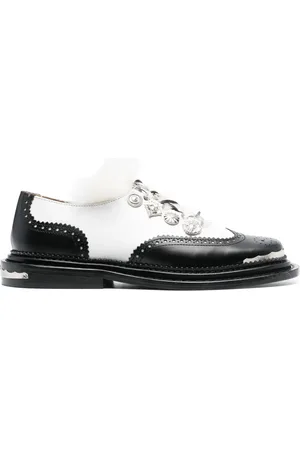 TOGA PULLA Two-tone 35mm embellished oxford shoes