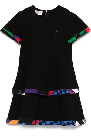 PUCCI Junior Giardino-trim dress