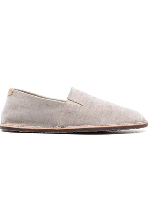 Brunello Cucinelli Mélange-effect almond toe espadrilles