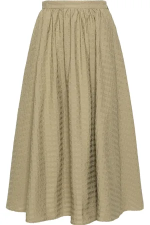 Msgm Seersucker-embellished skirt