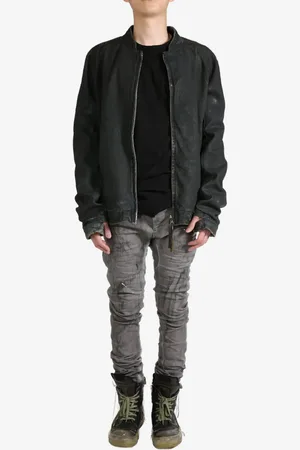 11 BY BORIS BIDJAN SABERI Distressed effect jacket