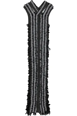 Sinéad O’Dwyer Shibari Criss Cross maxi dress
