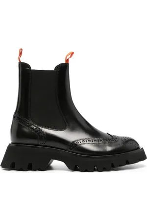 santoni 45mm leather Chelsea boots