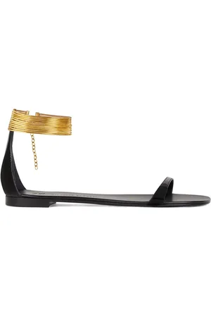 Giuseppe Zanotti Kay flat leather sandals