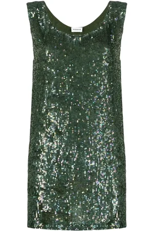 P.A.R.O.S.H. Sequin-embellished sleeveless top