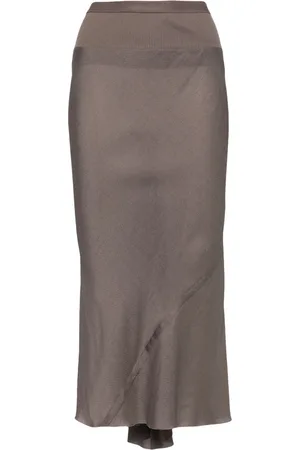 Rick Owens Draped midi skirt