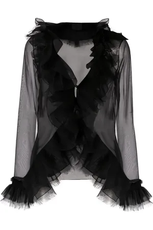 Givenchy Ruffled silk-organza blouse