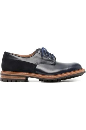 TRICKERS Panelled lace-up derby shoes